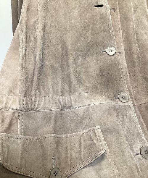 BOTTEGA VENETA（ボッテガベネタ）BOTTEGA VENETA (ボッテガベネタ) ラムレザーコート ブラウン サイズ:44の古着・服飾アイテム