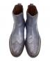 中古・古着 Salvatore Ferragamo (サルヴァトーレ フェラガモ) サイドゴアブーツ グレー サイズ:８１/２EE：18000円