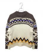 sacaiサカイ）の古着「Nordic Knit Pullover」｜ベージュ