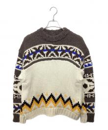 sacai（サカイ）の古着「Nordic Knit Pullover」｜ベージュ
