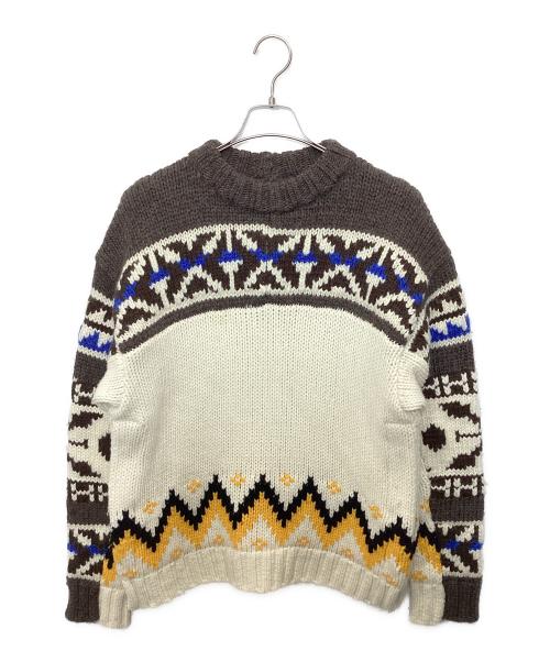 sacai（サカイ）sacai (サカイ) Nordic Knit Pullover ベージュ サイズ:2の古着・服飾アイテム