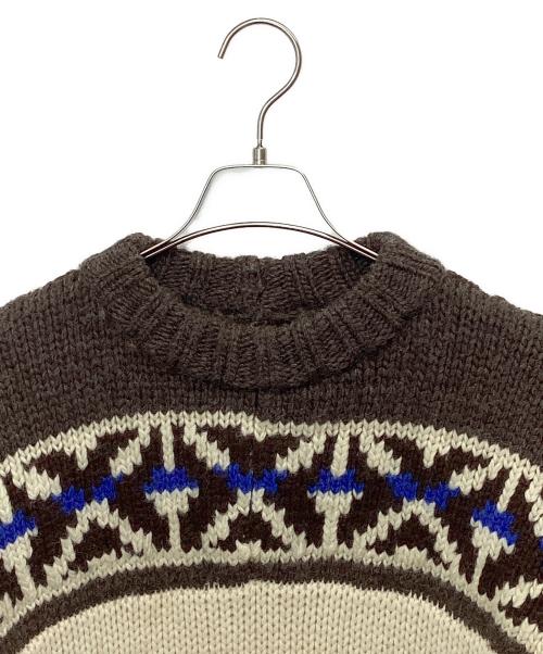 sacai（サカイ）sacai (サカイ) Nordic Knit Pullover ベージュ サイズ:2の古着・服飾アイテム
