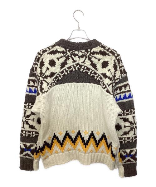 sacai（サカイ）sacai (サカイ) Nordic Knit Pullover ベージュ サイズ:2の古着・服飾アイテム