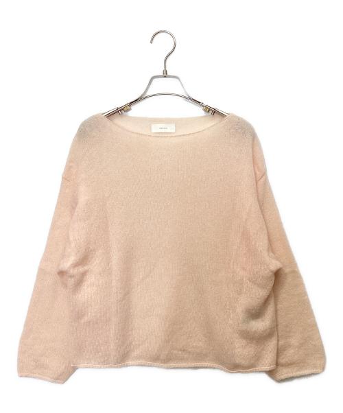 KAGURE（カグレ）kagure (カグレ) モヘアプルオーバーニット ピンク サイズ:Freeの古着・服飾アイテム
