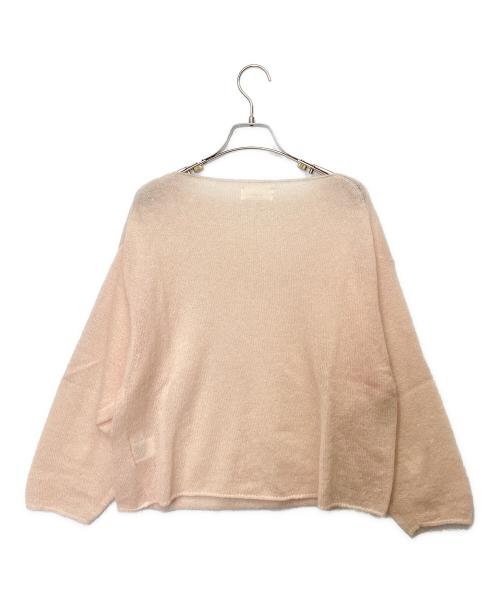 KAGURE（カグレ）kagure (カグレ) モヘアプルオーバーニット ピンク サイズ:Freeの古着・服飾アイテム