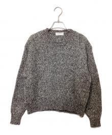 KAGURE（カグレ）の古着「コットンアルパカクルーネックニット」｜グレー