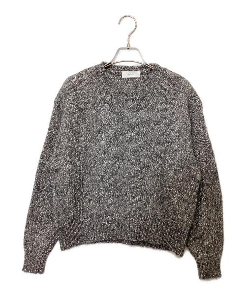 KAGURE（カグレ）kagure (カグレ) コットンアルパカクルーネックニット グレー サイズ:Freeの古着・服飾アイテム