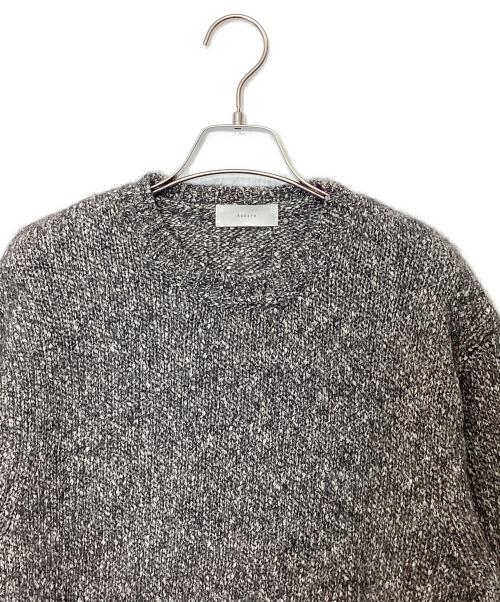 KAGURE（カグレ）kagure (カグレ) コットンアルパカクルーネックニット グレー サイズ:Freeの古着・服飾アイテム
