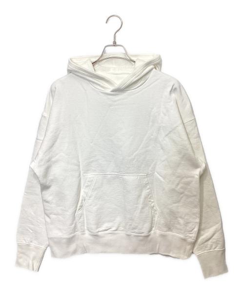 dDdDdD（デー）dDdDdD (デー) VINTAGE HOODIE SWEAT ホワイト サイズ:Sの古着・服飾アイテム