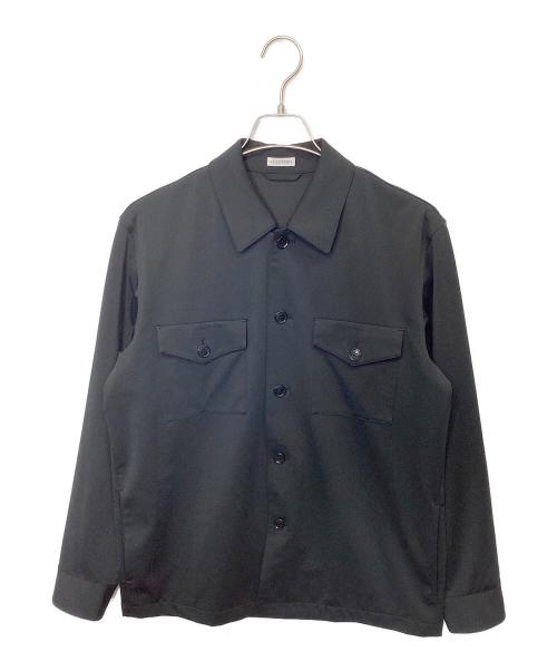 +CLOTHET（クロスクローゼット）+CLOTHET (クロスクローゼット) マットツイスト ファティーグシャツ ブラック サイズ:2の古着・服飾アイテム