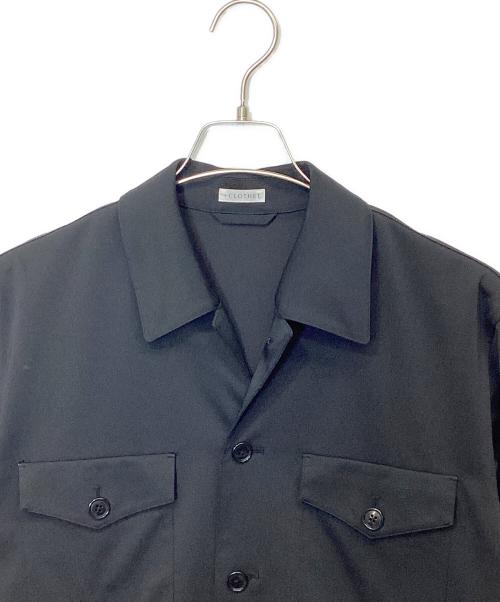 +CLOTHET（クロスクローゼット）+CLOTHET (クロスクローゼット) マットツイスト ファティーグシャツ ブラック サイズ:2の古着・服飾アイテム