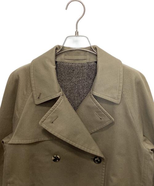 MARGARET HOWELL（マーガレットハウエル）MARGARET HOWELL (マーガレットハウエル) ショートトレンチコート ベージュ サイズ:2の古着・服飾アイテム
