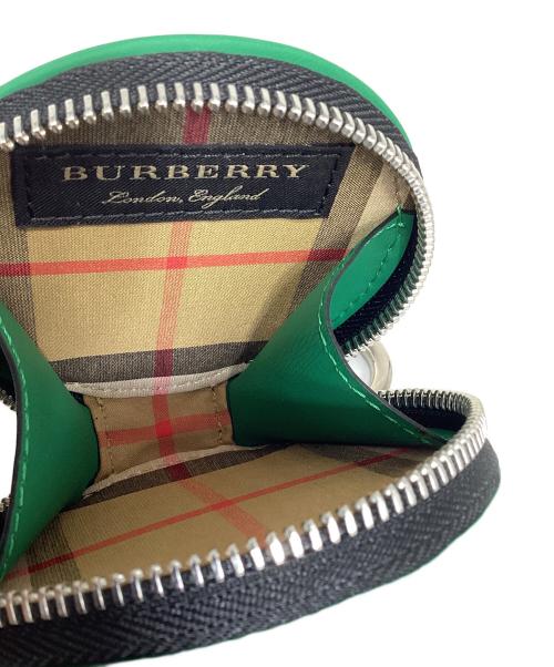 BURBERRY（バーバリー）BURBERRY (バーバリー) コインケース ベージュ×グリーンの古着・服飾アイテム