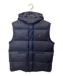 POLO RALPH LAUREN（ポロ・ラルフローレン）の古着「ダウンベスト」｜ネイビー