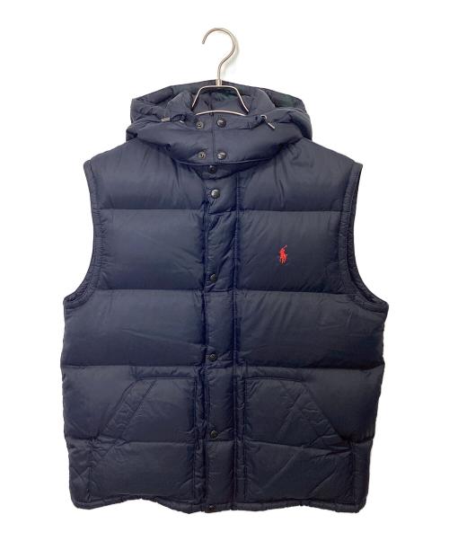 POLO RALPH LAUREN（ポロ・ラルフローレン）POLO RALPH LAUREN (ポロ・ラルフローレン) ダウンベスト ネイビー サイズ:XLの古着・服飾アイテム