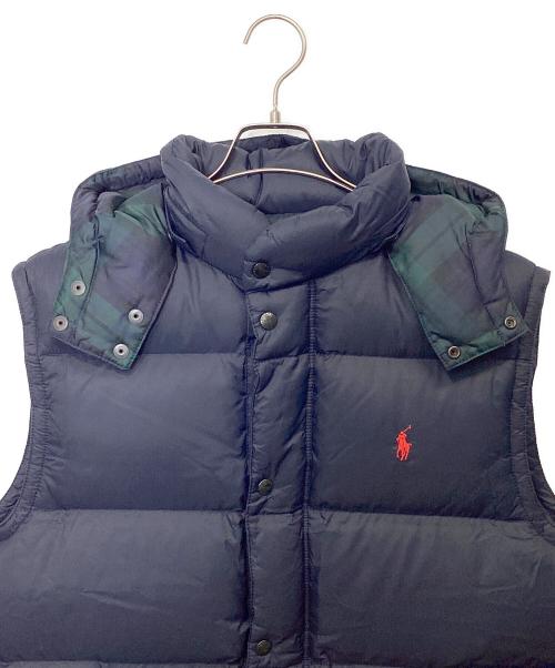 POLO RALPH LAUREN（ポロ・ラルフローレン）POLO RALPH LAUREN (ポロ・ラルフローレン) ダウンベスト ネイビー サイズ:XLの古着・服飾アイテム