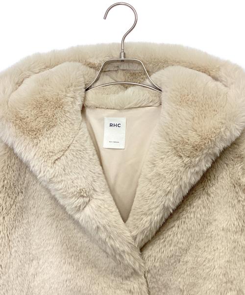 RHC Ron Herman（アールエイチシー ロンハーマン）RHC Ron Herman (アールエイチシー ロンハーマン) ECO FUR COAT ベージュ サイズ:XSの古着・服飾アイテム
