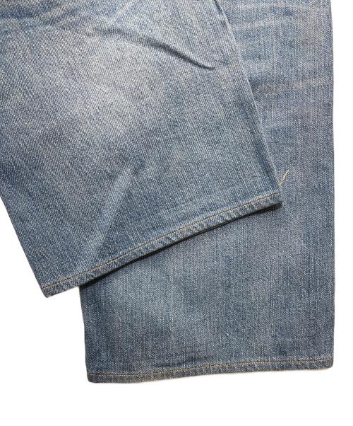 LEVI'S（リーバイス）LEVI'S (リーバイス) COMME des GARCONS JUNYA WATANABE MAN (コムデギャルソンジュンヤワタナベマン) 綿セルビッチ オーバーオールカスタマイズデニムパンツ スカイブルー サイズ:Mの古着・服飾アイテム