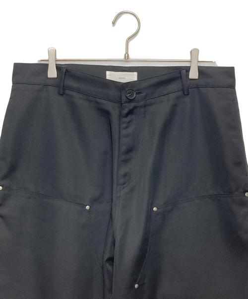 eunoia（ユノイア）eunoia (ユノイア) double knee pants ブラック サイズ:表記なしの古着・服飾アイテム