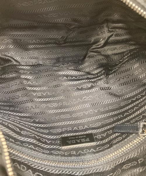 PRADA（プラダ）PRADA (プラダ) ナイロンハンドバッグ ブラックの古着・服飾アイテム