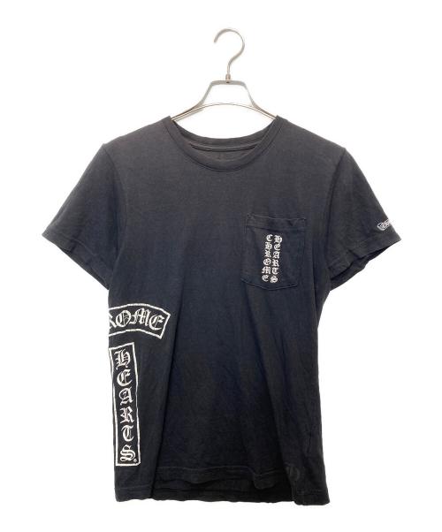 CHROME HEARTS（クロムハーツ）CHROME HEARTS (クロムハーツ) LOGO POCKE TEE ブラック サイズ:Ｓの古着・服飾アイテム