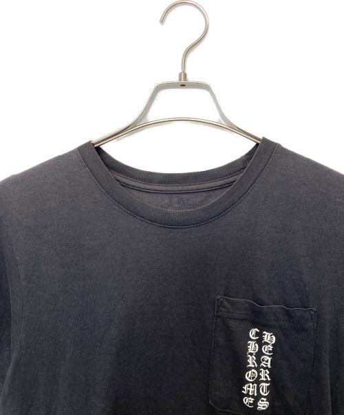 CHROME HEARTS（クロムハーツ）CHROME HEARTS (クロムハーツ) LOGO POCKE TEE ブラック サイズ:Ｓの古着・服飾アイテム