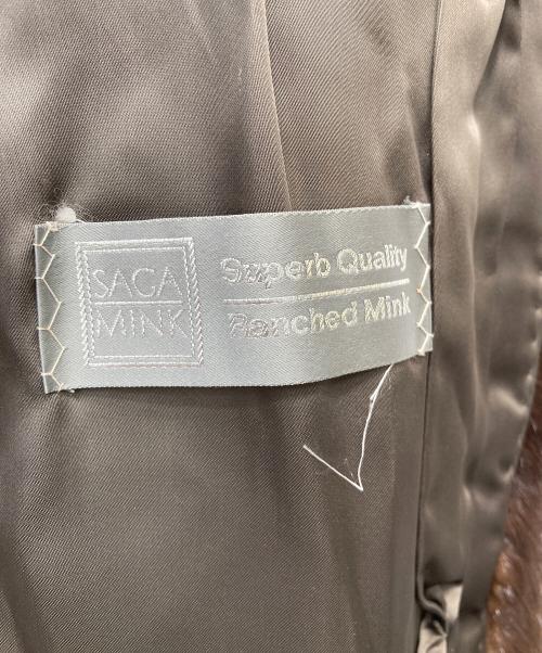 SAGA MINK（サガミンク）SAGA MINK (サガミンク) ファーコート ブラウン サイズ:Fの古着・服飾アイテム