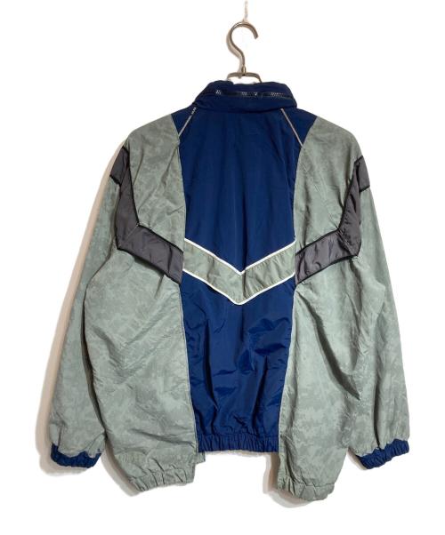 WEYEP（ウィエップ）WEYEP (ウィエップ) リメイクナイロンジャケット グレー×ネイビー サイズ:FREEの古着・服飾アイテム