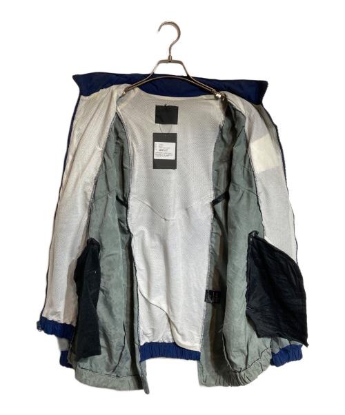 WEYEP（ウィエップ）WEYEP (ウィエップ) リメイクナイロンジャケット グレー×ネイビー サイズ:FREEの古着・服飾アイテム