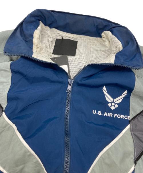 WEYEP（ウィエップ）WEYEP (ウィエップ) リメイクナイロンジャケット グレー×ネイビー サイズ:FREEの古着・服飾アイテム