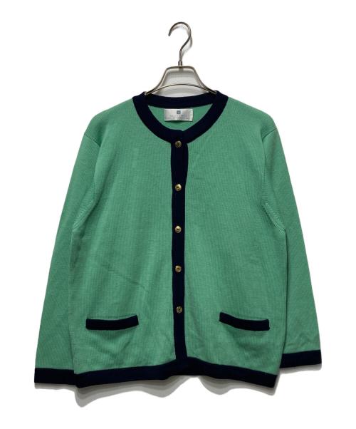 BALLANTYNE（バランタイン）BALLANTYNE (バランタイン) ウール金釦ニットカーディガン グリーン サイズ:Ｌの古着・服飾アイテム