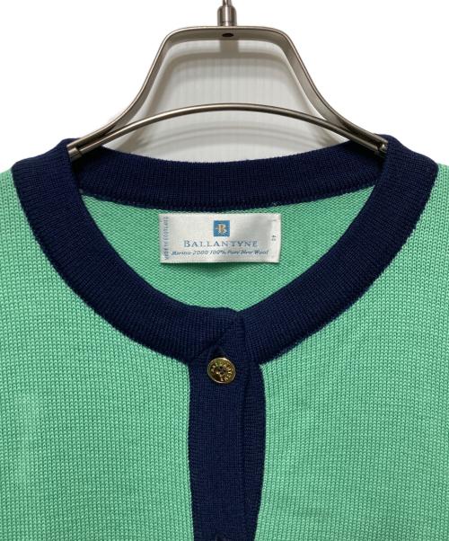 BALLANTYNE（バランタイン）BALLANTYNE (バランタイン) ウール金釦ニットカーディガン グリーン サイズ:Ｌの古着・服飾アイテム