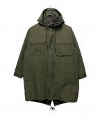 SIERRA DESIGNSシエラデザインズ）の古着「ファーベスト付モッズコート」｜オリーブ
