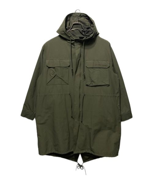 SIERRA DESIGNS（シエラデザインズ）SIERRA DESIGNS (シエラデザインズ) ファーベスト付モッズコート オリーブ サイズ:freeの古着・服飾アイテム