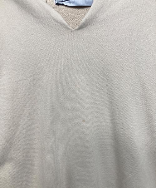 NKGW（エヌケージーダブリュー）NKGW (エヌケージーダブリュー) クラッシュドスウェット ベージュ サイズ:freeの古着・服飾アイテム