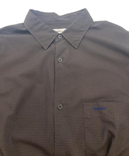 Gymphlex（ジムフレックス）Gymphlex (ジムフレックス) チェックシャツ ブラウン サイズ:Ⅿの古着・服飾アイテム