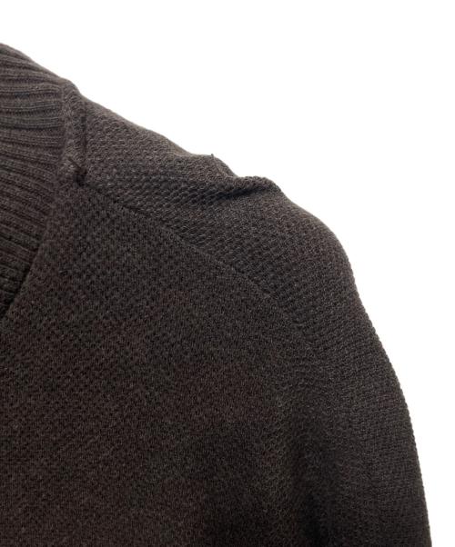 POLO RALPH LAUREN（ポロ・ラルフローレン）POLO RALPH LAUREN (ポロ・ラルフローレン) エルボーパッチハーフジップニット ブラウン サイズ:XLの古着・服飾アイテム