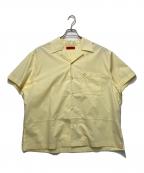 COMMISSIONコミッション）の古着「オープンカラーシャツ」｜イエロー