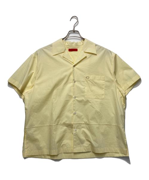 COMMISSION（コミッション）COMMISSION (コミッション) オープンカラーシャツ イエロー サイズ:XLの古着・服飾アイテム