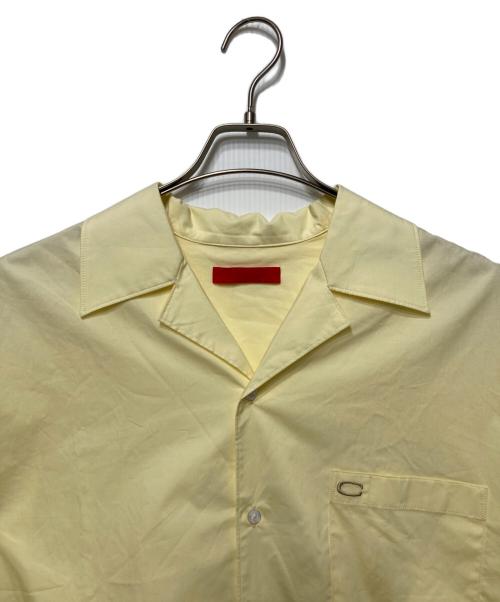 COMMISSION（コミッション）COMMISSION (コミッション) オープンカラーシャツ イエロー サイズ:XLの古着・服飾アイテム