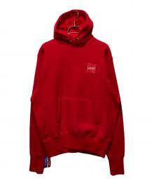 LQQK STUDIO（ルックスタジオ）の古着「裏起毛パーカー」｜レッド