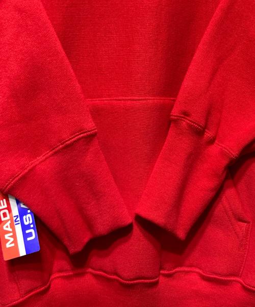 LQQK STUDIO（ルックスタジオ）LQQK STUDIO (ルックスタジオ) 裏起毛パーカー レッド サイズ:Ｓの古着・服飾アイテム