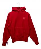 LQQK STUDIOルックスタジオ）の古着「裏起毛パーカー」｜レッド