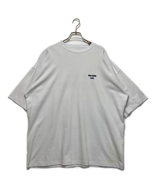 BEAMS SSZ（ビームス エスエスズィー）BEAMS SSZ (ビームス エスエスズィー) MIN-NANO (ミンナノ) コラボTシャツ ホワイト サイズ:Ｍの古着・服飾アイテム