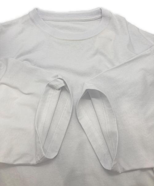BEAMS SSZ（ビームス エスエスズィー）BEAMS SSZ (ビームス エスエスズィー) MIN-NANO (ミンナノ) コラボTシャツ ホワイト サイズ:Ｍの古着・服飾アイテム