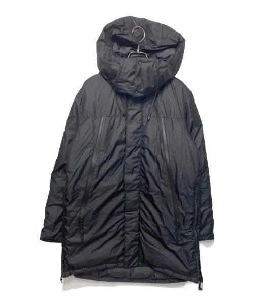 NANGA（ナンガ）NANGA (ナンガ) URBAN RESEARCH iD (アーバンリサーチアイディー) ライトウェイトロングダウンパーカー ブラック サイズ:Lの古着・服飾アイテム