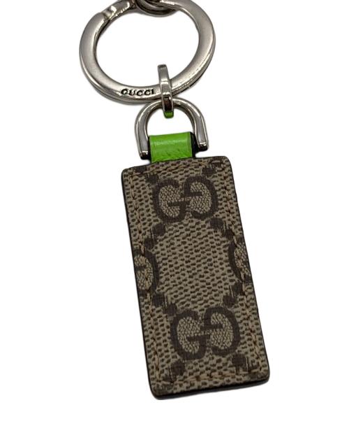 GUCCI（グッチ）GUCCI (グッチ) GG パターン キーホルダー ベージュの古着・服飾アイテム