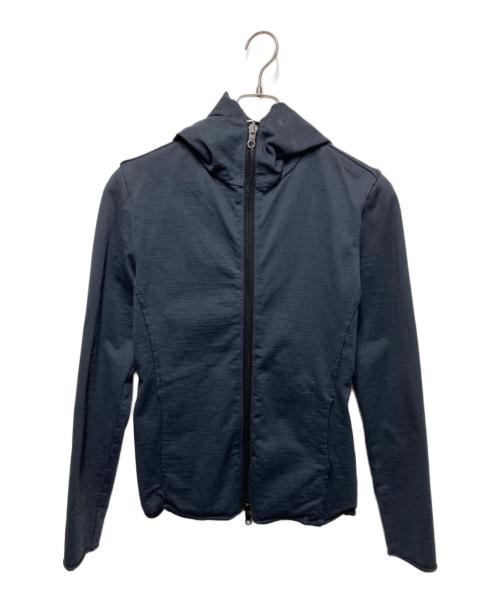 wjk（ダブルジェイケー）wjk (ダブルジェイケー) white tag cotton CUT-OFF リバーシブル パーカー ネイビー サイズ:Ｍの古着・服飾アイテム