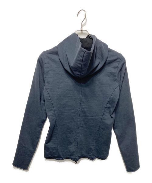 wjk（ダブルジェイケー）wjk (ダブルジェイケー) white tag cotton CUT-OFF リバーシブル パーカー ネイビー サイズ:Ｍの古着・服飾アイテム