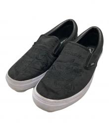 VANS×ROLLICKING（ヴァンズ×ローリッキング ウエアハウス）の古着「龍虎ローカットスニーカー」｜ブラック